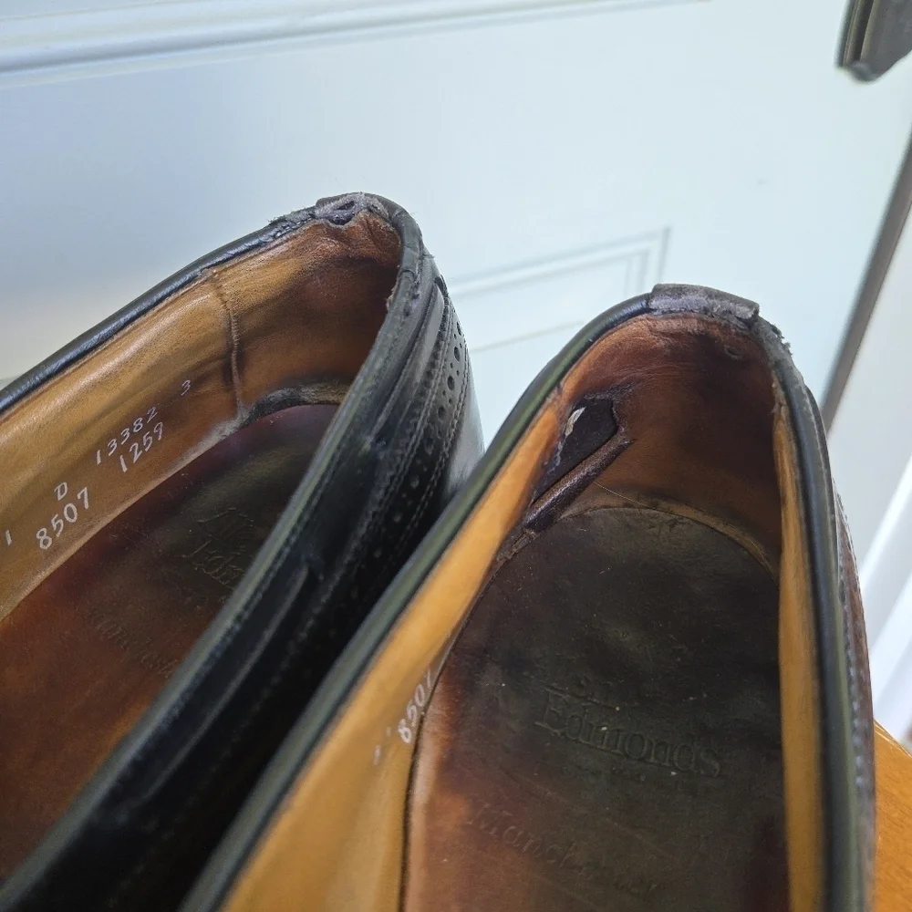 Allen Edmonds Manchester Black Leather Loafers